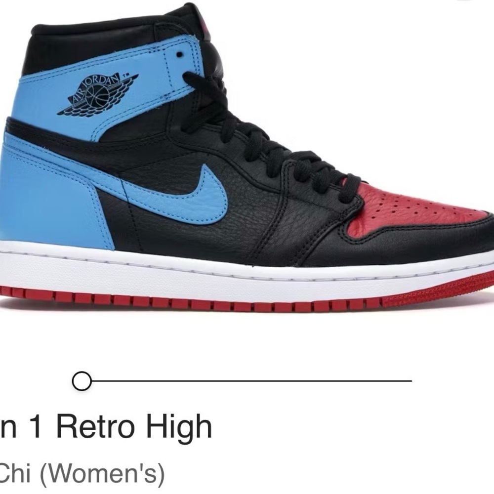 Nike Air Jordan 1 (Womens Unc To Chicago) Size 12w/10.5m